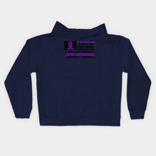 No One Fights Alone Lupus Awareness Kids Hoodie